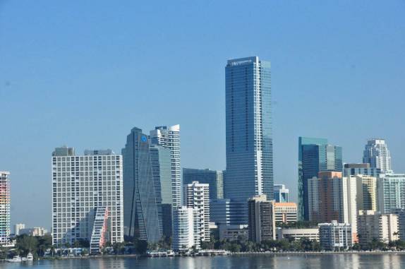 Skyline de Miami, na Flórida - Estados Unidos